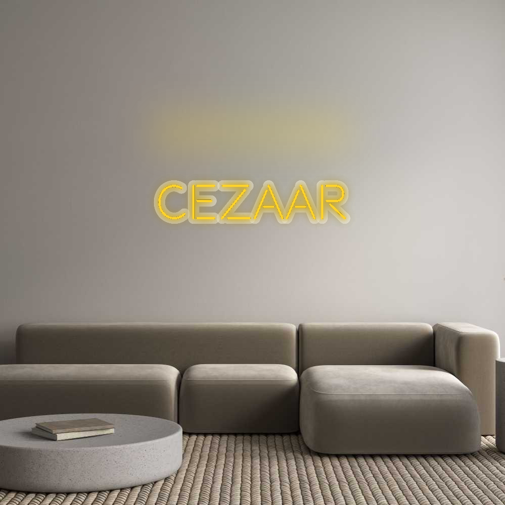 Néon personnalisé : Cezaar