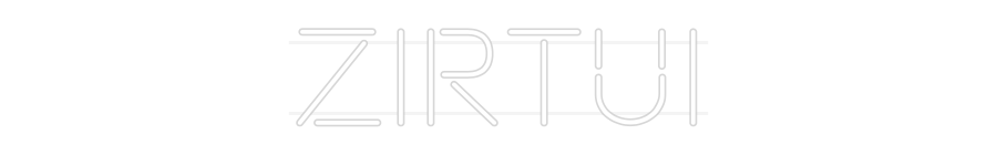 Néon personnalisé : ZIRTUI