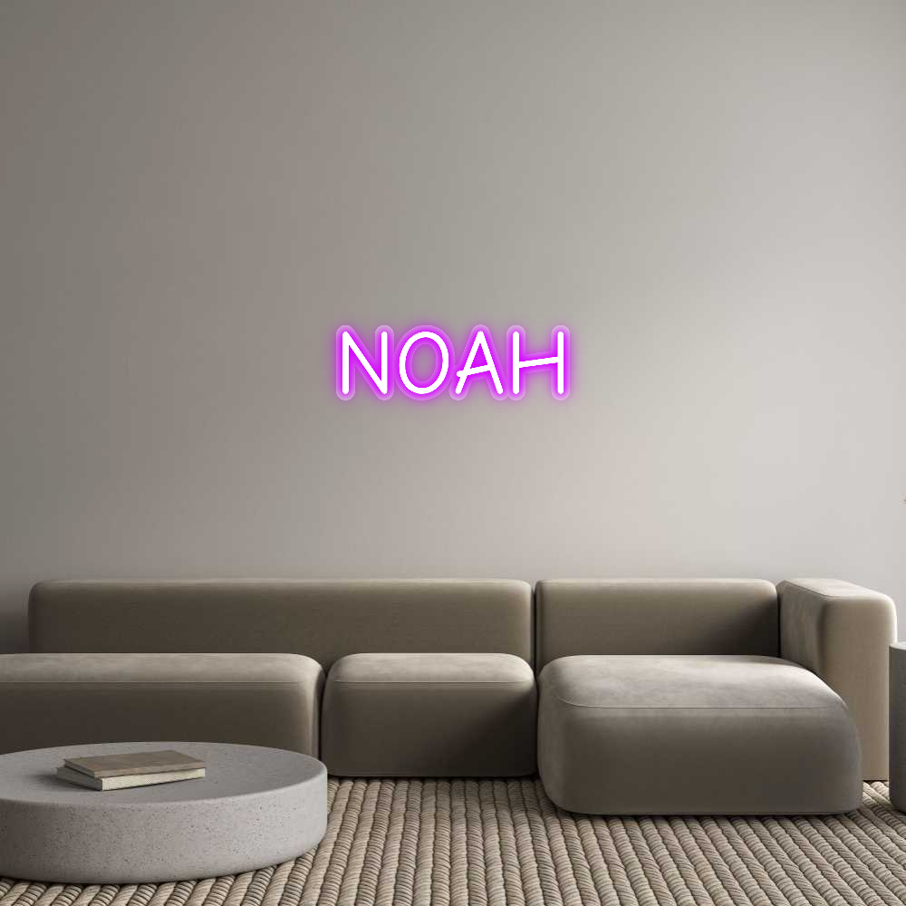 Néon personnalisé : NOAH