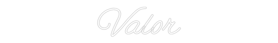 Néon personnalisé : Valor