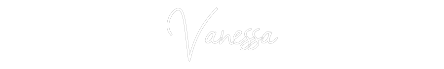 Néon personnalisé : Vanessa