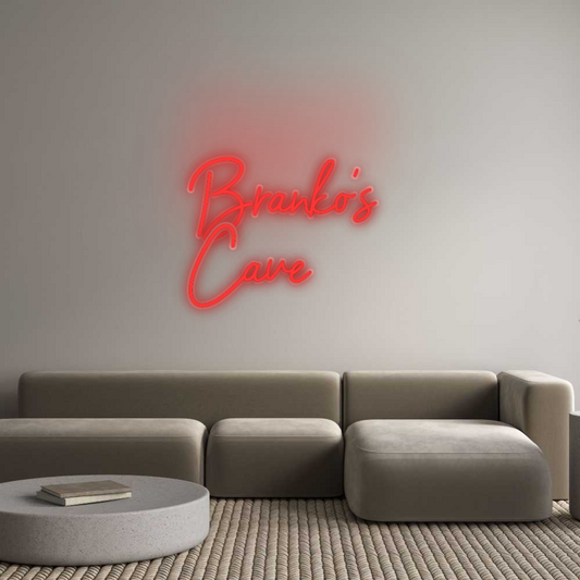 Néon personnalisé : Branko's
 Grotte