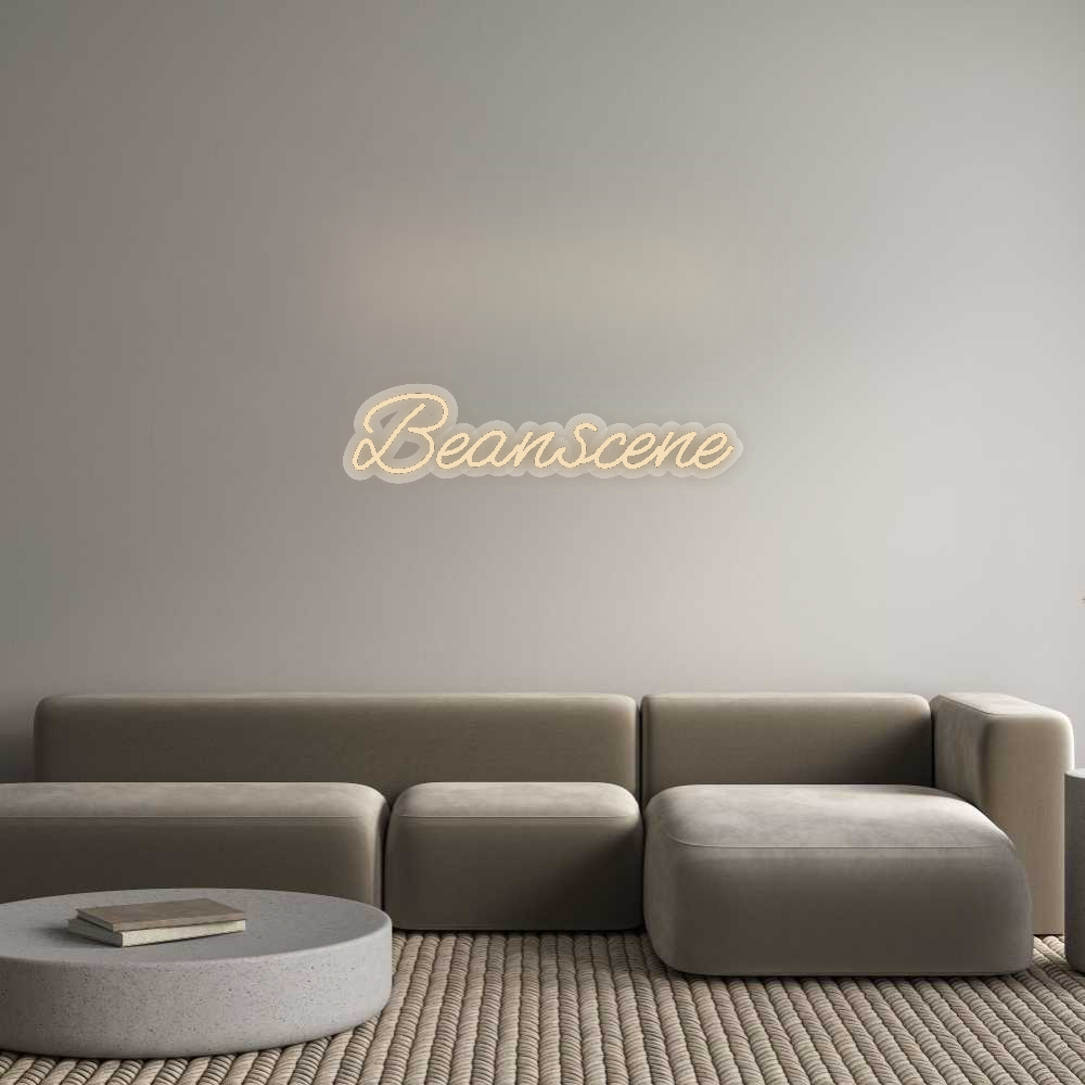 Néon personnalisé : Beanscene