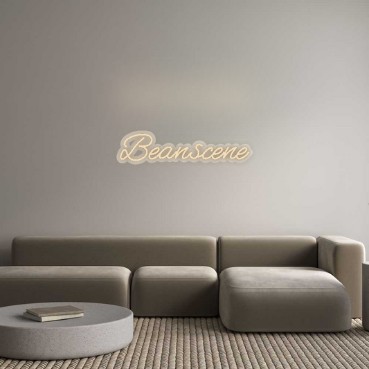 Néon personnalisé : Beanscene