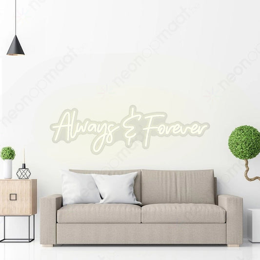 Lumière néon Always &amp; Forever 