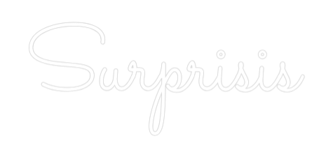 Néon personnalisé : Surprise