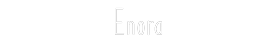 Néon personnalisé : Enora