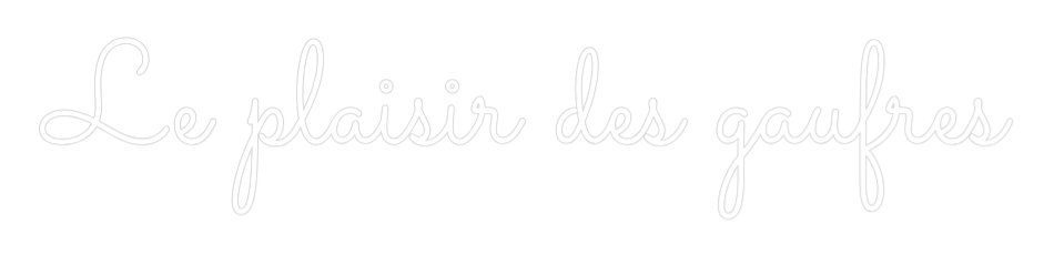 Custom Neon : Le plaisir de...