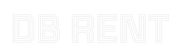 Néon personnalisé : DB RENT
