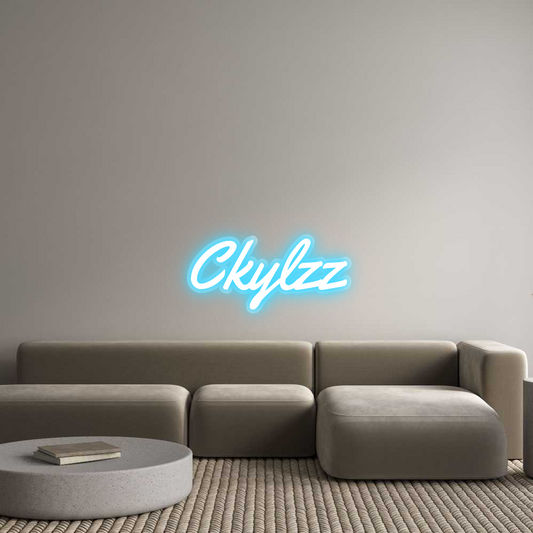 Néon personnalisé : Ckylzz