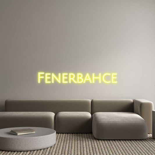 Néon personnalisé : Fenerbahce