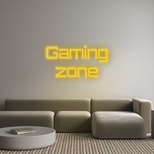 Néon personnalisé : jeux vidéo
 zone
