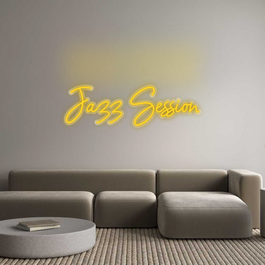 Néon personnalisé : Jazz Session