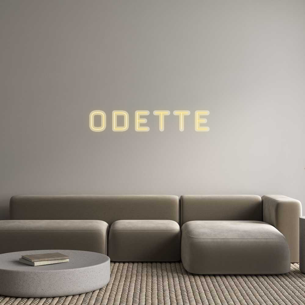 Néon personnalisé : Odette
