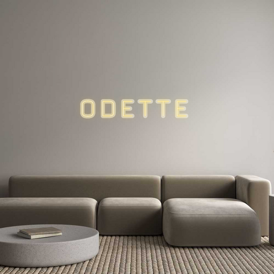 Néon personnalisé : Odette