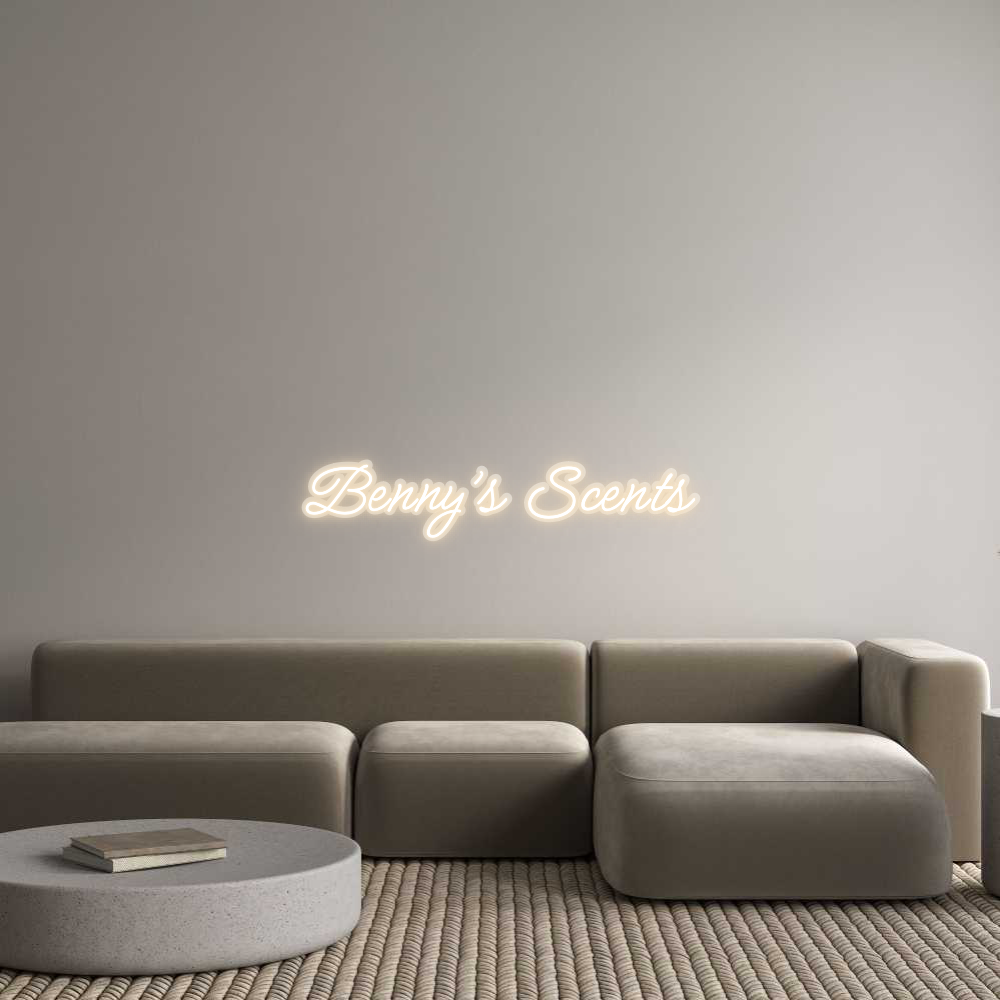 Néon personnalisé : Benny's Scents