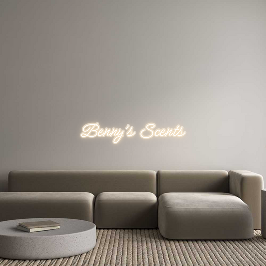 Néon personnalisé : Benny's Scents