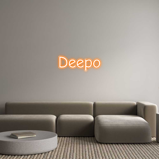 Néon personnalisé : Deepo