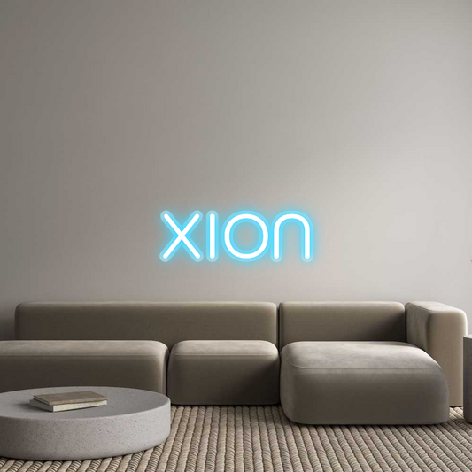 Néon personnalisé : XION