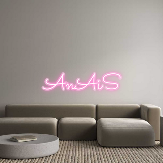 Néon personnalisé : AnAiS
