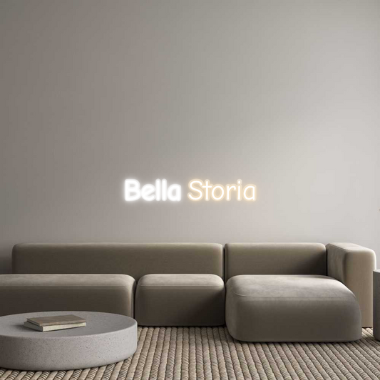 Néon personnalisé : Bella Storia