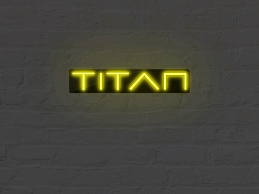 Néon personnalisé – TITAN Design#3 (FlexNeon/BK/60x12/intérieur)