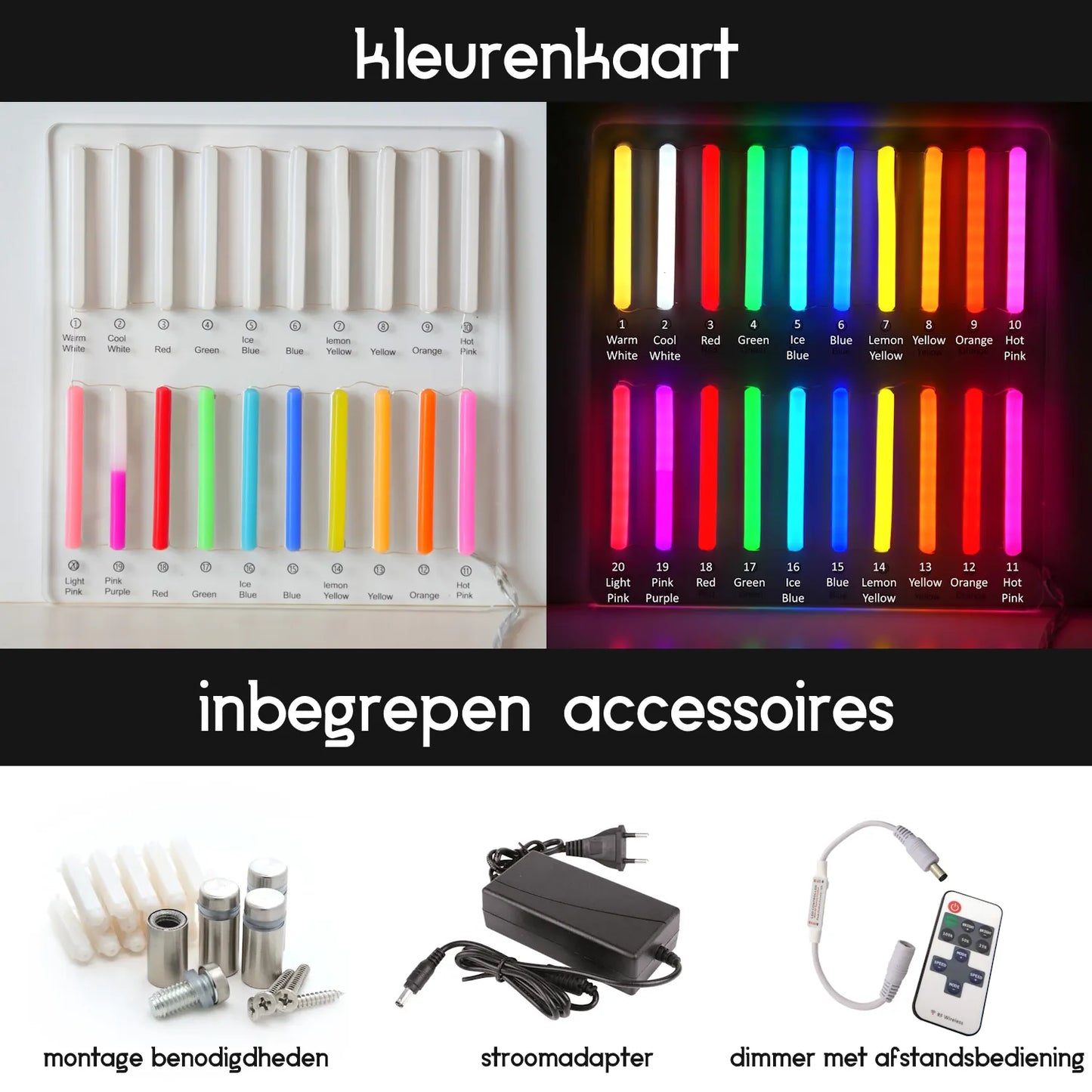 Que la fête commence ! Lumière néon